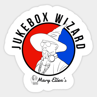 Jukebox Wizard Sticker